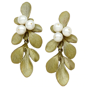 Barberry Pearl Post Earrings