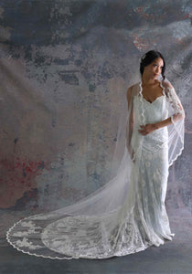 Boho wedding veil