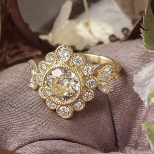 Briar Rose Diamond Marquise Ring
