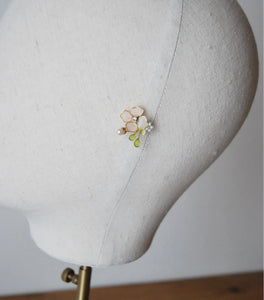 Pink Floral Bouquet Earrings