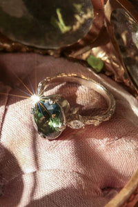 Fern Green Sapphire Ring
