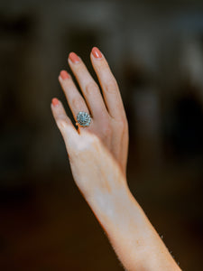 Odessa Diamond Halo Ring