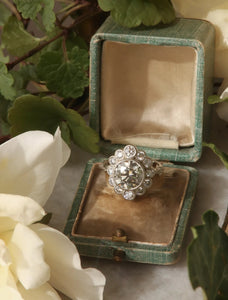 Odessa Diamond Halo Ring
