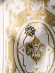 Odessa Diamond Halo Ring