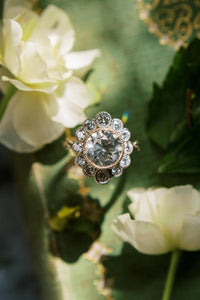 Odessa Diamond Halo Ring