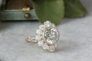 Odessa Diamond Halo Ring
