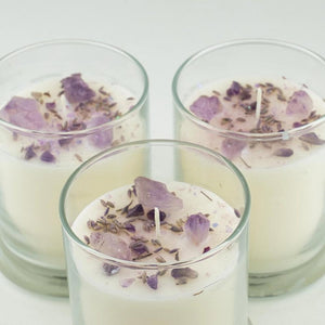 Crystal Candle - Amethyst Lavender & Chamomile