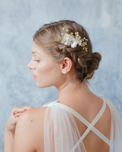 Sweet Flower Bouquet Comb Accessory